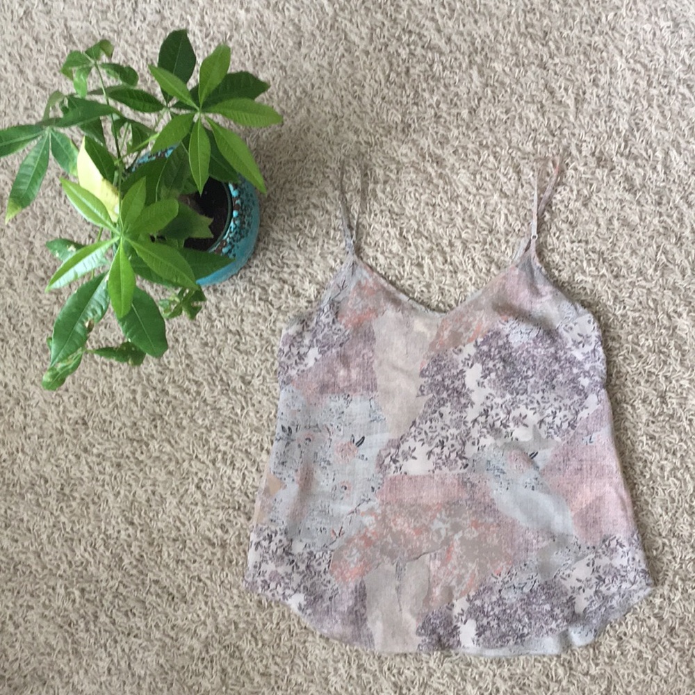 Aritzia | Wilfred Minou Floral Cami | 100% Silk